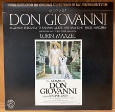 Mozart Don Giovanni vinyl soundtrack record LP Joseph Losey Lorin Maazel Opera, usado comprar usado  Enviando para Brazil