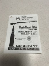 Gun rifle instruction for sale  Lancaster