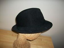 Black corduroy fedora for sale  Goshen