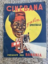 Cinebana banania publicitaire d'occasion  Carcassonne