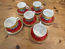 Colourful vintage cups for sale  NORTHAMPTON
