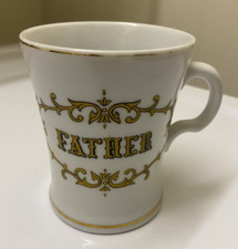 Caneca vintage pai ouro e preto detalhe encantador sem lascas, usado comprar usado  Enviando para Brazil
