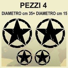 Adesivi stella militare usato  Pineto