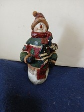 Decorative snowman woodlike for sale  Chili