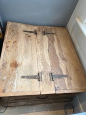 Solid wooden chest for sale  BANBURY