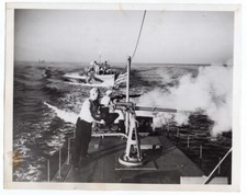 1942 The Coast Guard Patrol Boats on Patrol foto notícia original 7x9 comprar usado  Enviando para Brazil