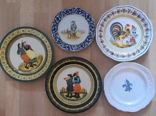 Anciennes assiettes faiences d'occasion  Huelgoat