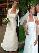 Brautkleid taft ivory gebraucht kaufen  Lauterbach