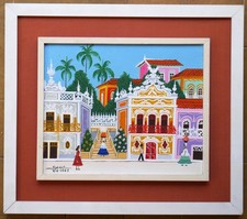 Tableau naïf alcides d'occasion  Toulon-