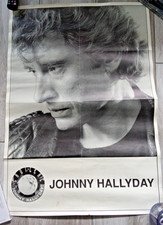 Johnny hallyday affiche d'occasion  Billy-Montigny