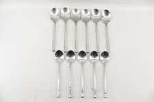 Colheres de talheres de aço inoxidável 11 peças configurações gourmet CORAÇÕES DE PRATA 18/8 comprar usado  Enviando para Brazil