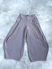 Usado, Calças femininas oversized OSKA cano de linho perna larga tamanho 1 Reino Unido 10 EUA 6 P-M comprar usado  Enviando para Brazil