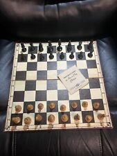 Juego de ajedrez de madera Lowe 1942 con tablero de ajedrez Drueke completo de colección segunda mano  Embacar hacia Argentina