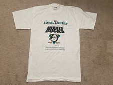 Camiseta masculina vintage Mighty Ducks Loyal M Del Taco NHL hóquei ponto único academia comprar usado  Enviando para Brazil