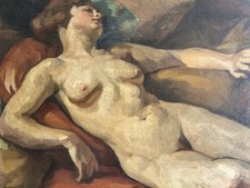 Tableau ancien femme d'occasion  Saumur