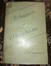 Esoterisme theosophie echappee d'occasion  Gençay