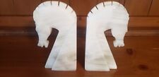 Two bookends white for sale  Lima