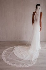 Voile dentelle mariée d'occasion  France