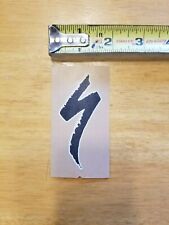 Adesivo adesivo genuíno Specialized Bikes Headbadge Headtube preto cortado comprar usado  Enviando para Brazil