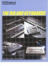 Folheto folheto 1984 The Roland Keyboards Vol 5 instrumentos musicais eletrônicos comprar usado  Enviando para Brazil