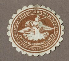 Siegelmarke friedrich wilhelm gebraucht kaufen  Berlin