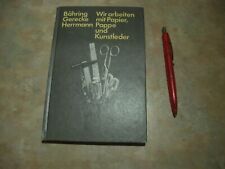 Bastelbuch wir arbeiten gebraucht kaufen  Werdau