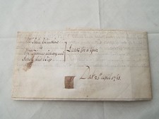 Antique vellum indenture for sale  BUCKINGHAM