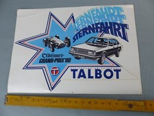Autocollant talbot 1307 d'occasion  Alsting