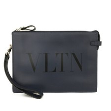 Bolsa de mão de couro VALENTINO GARAVANI VLTN azul marinho/8BE1266 comprar usado  Enviando para Brazil