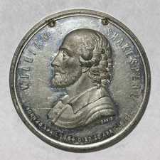 Medal william shakespeare for sale  Lunenburg