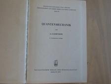Dawydow quantenmechanik veb gebraucht kaufen  Herzogenaurach