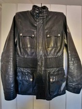 Belstaff black biker for sale  LUDLOW