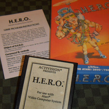 BOITE REPRO Hero H.E.R.O. Atari 2600 PAL-SECAM ancien complet notice, usado comprar usado  Enviando para Brazil