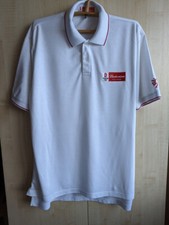 Camisa polo branca patrocinador oficial da Budweiser olímpica Pequim 2008 GG comprar usado  Enviando para Brazil