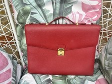 Tanneur red leather for sale  COVENTRY