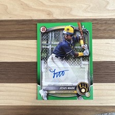 2025 Bowman 1º papel autografado feito por Jesus verde paralelo 83/99 comprar usado  Enviando para Brazil