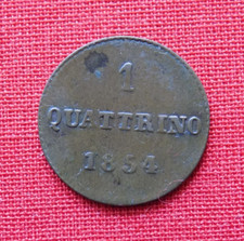 Quattrino 1854 granducato usato  Montione