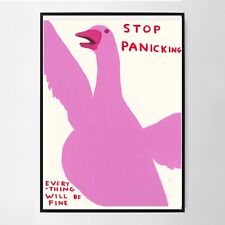 Pôster impresso David Shrigley Stop Panick comprar usado  Enviando para Brazil