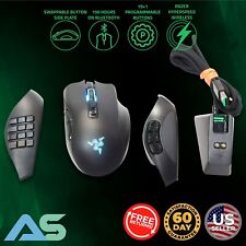 RAZER NAGA PRO MOUSE PARA JOGOS 20.000 DPI COM CARGA E DOCK E 3 PAINÉIS DE BOTÕES LATERAIS, usado comprar usado  Enviando para Brazil
