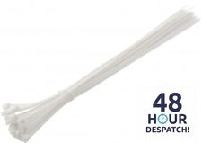 Usado, Abraçadeiras brancas 100/140/200/250/300mm nylon com zíper envoltórios fortes vários tamanhos comprar usado  Enviando para Brazil