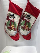 Snowman needlepoint christmas for sale  Monmouth