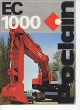 Brochure catalogue poclain d'occasion  Reims