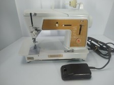 Máquina de costura Singer 603e toque costura pedal elétrico estojo de armazenamento portátil comprar usado  Enviando para Brazil