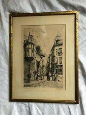 Gravure vue hotel d'occasion  Paris IX