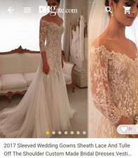 Wedding dress sheath for sale  Collettsville
