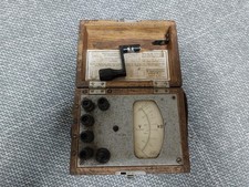 Alter kurbelinduktor holzbox gebraucht kaufen  Köthen-Umland