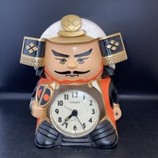 Usado, 1980s Rhythm Citizen Talking Japanese Samurai despertador quartzo sem som comprar usado  Enviando para Brazil