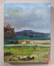 ORIGINAL SALLY ROSENBAUM - PINTURA PAISAGEM ÓLEO SOBRE TELA CENA RURAL 10" x 8" comprar usado  Enviando para Brazil