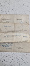 Ww1 demobilisation papers for sale  GOSPORT