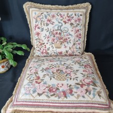 Pair tapestry floral for sale Pair tapestry floral for sale  POLEGATE